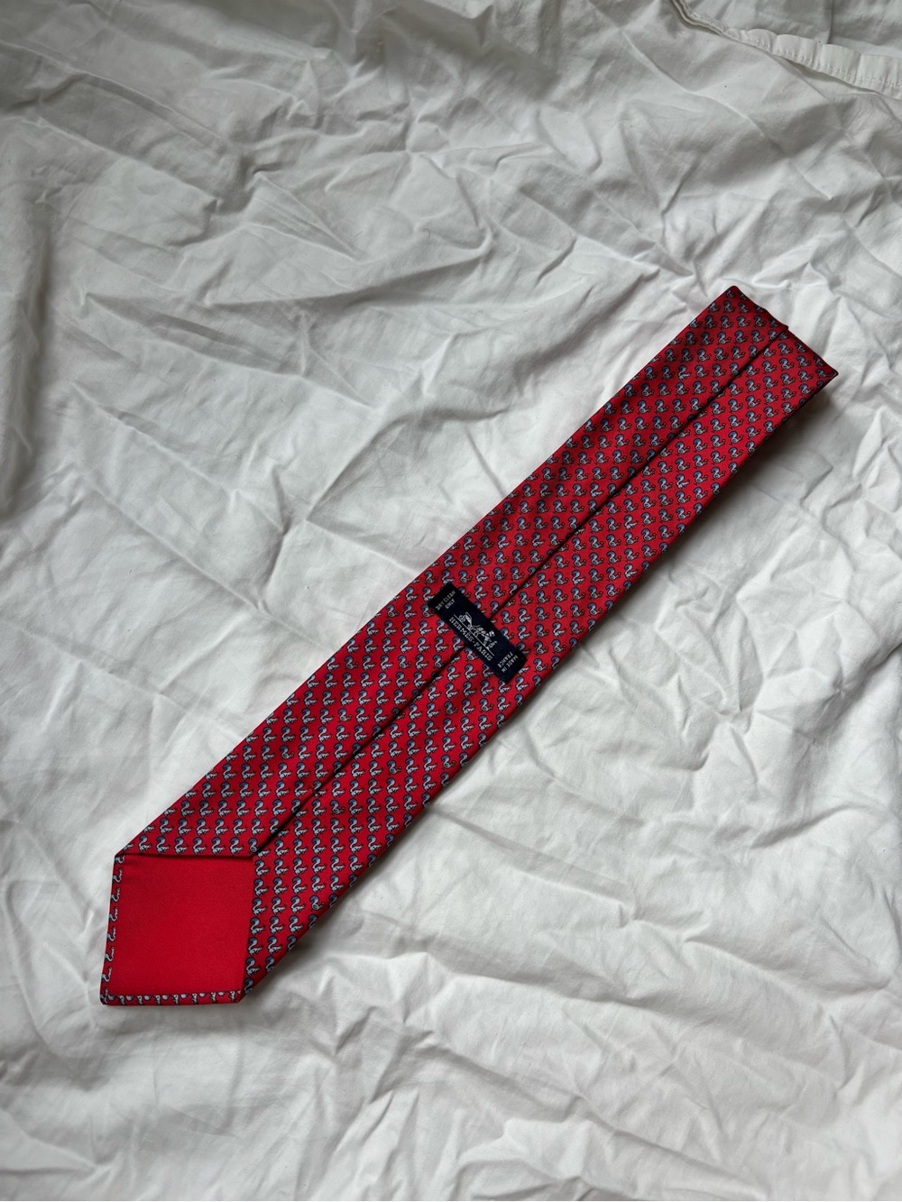 Hermes Men's Silk Tie - Classic Dress Tie